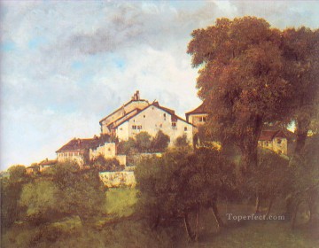シャトー・ドルナンの家 写実主義の画家ギュスターヴ・クールベ Oil Paintings